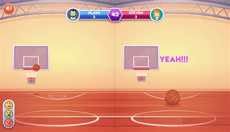 Play Basketball with Buddies Game: Free Online 2 Player Flick .